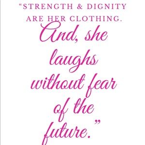 “She laughs without fear of the future”, print